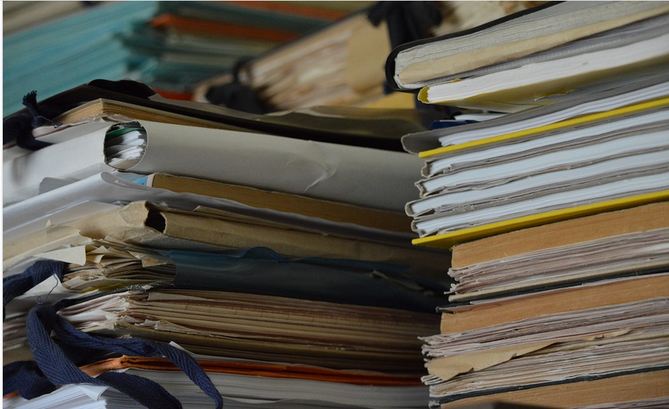 files of papers